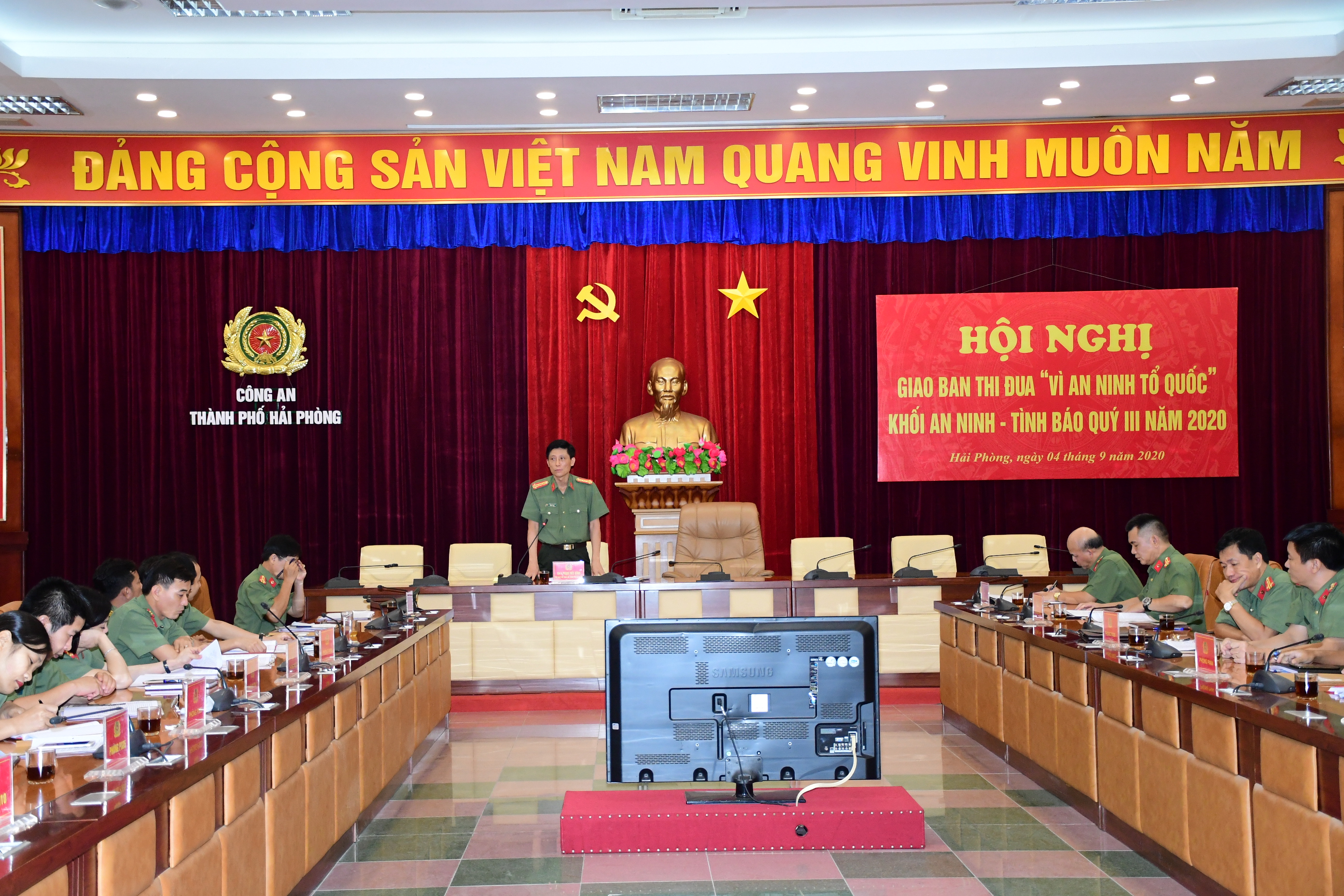 Giao ban thi đua Khối An ninh nhân dân quý 3 năm 2020